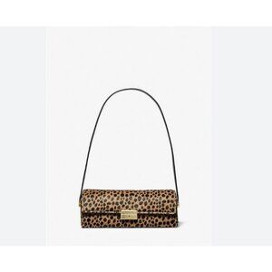 MICHAEL KORS Ludlow calf hair and leather shoulder bag -Animal print